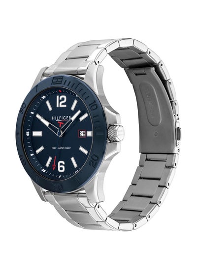 Buy Ryan Stainless Steel Blue Dial Wrist Watch - 1791994 in UAE