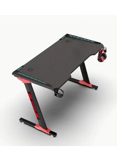 Buy Engineered Wood Modern Racing Style Gaming Table with Gear Hook, Cup and Controller Holders in UAE