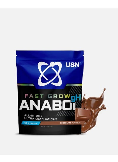 اشتري Fast Grow Anaboilc GH All In One Ultra Lean Gainer 1KG Chocolate في الامارات