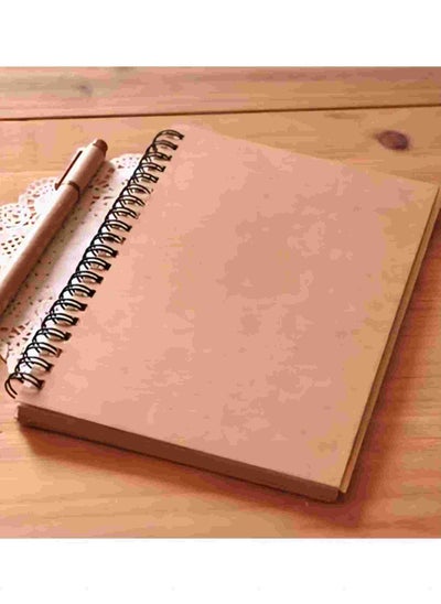 Buy ORiTi Retro Simple Coil Sketch Painting Notepad Brown in UAE