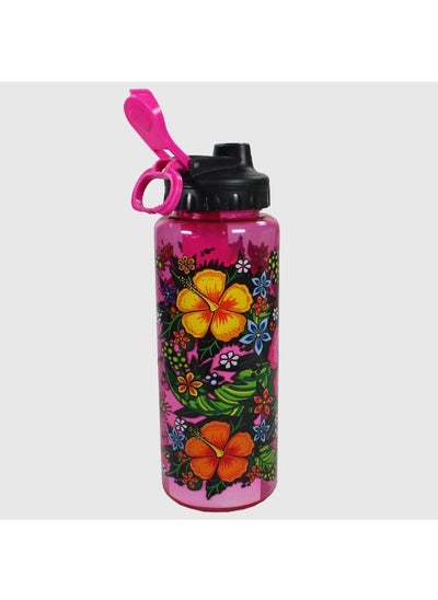 Buy Fuchsia Flowery  Water Bottle 946 ML in Egypt