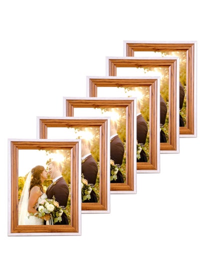 Buy Wooden Picture Frame 6"x8" - Desk Or Wall in Egypt