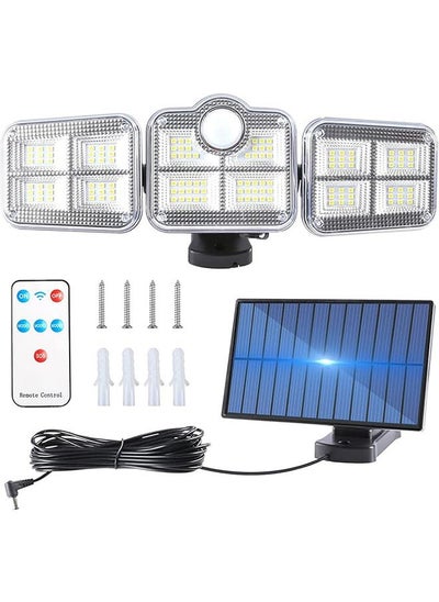 Buy Solar Lights For Outdoor With 3 Heads Wall Lights in Egypt