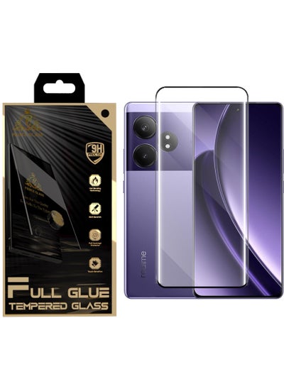 Buy One Minute Prince Glass Screen Protector 2.5D Full Glue Full edge coverage Easy to install and remove for installation of another screen protector Comfortable texture Works well with fingerprint For Realme Gt6/Gt6 T/Gt Neo 6 Se in Egypt