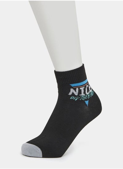 اشتري Contrast Print Ankle Length Socks في السعودية