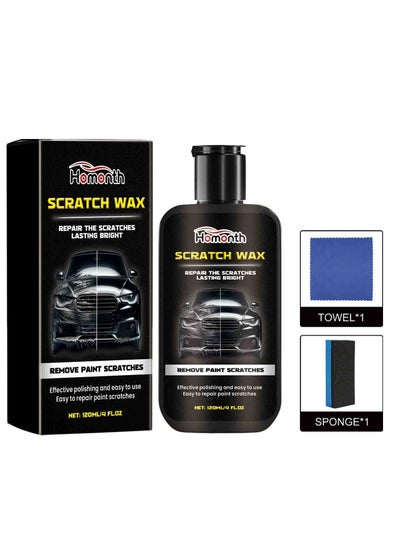 اشتري 1 Set Scratch Repair Wax for Car, Metal Surface Restoration, Low Odor, Citric Acid Formula, Home Cleaning Metal Polisher, Detailing Wax for Auto Body Scratches في الامارات