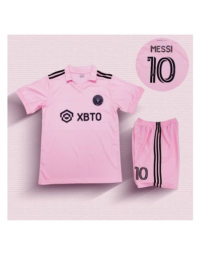 Buy M MIAOYAN Football Jersey Messi Same Set Children's and Boys' Primary School Football Training Class Team Kit in Saudi Arabia