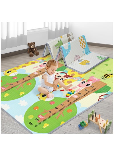 Buy Foldable Water Proof Reversible Large Soft Folding Playmat and Extra Thick Kids Crawling Foam Floor for Babies, Kids in Saudi Arabia