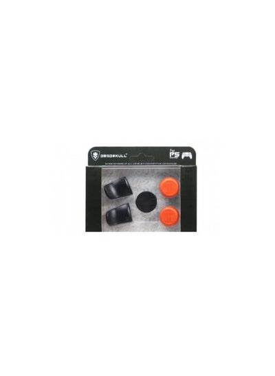 Buy Deadskull 5 In 1 Button Set For PS4 PS5 Controller Orange / Black in Egypt