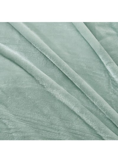 Buy Velvet Blanket 220 x 240 cm-Mint in Egypt