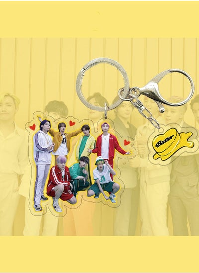 Buy Korean Group BTS New Album Butter Keychain in Saudi Arabia