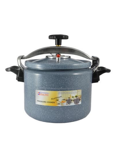 Buy Ceramic Coating Aluminium Pressure Cooker with Induction Base - 28cm - 12 Liter Capacity - Grey in UAE