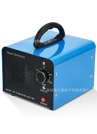 اشتري Cross-border 110V ozone generator household air formaldehyde removal space deodorant odor ozone disinfection machine wholesale European standard blue 20 g/h (applicable to 200-600m³ في الامارات