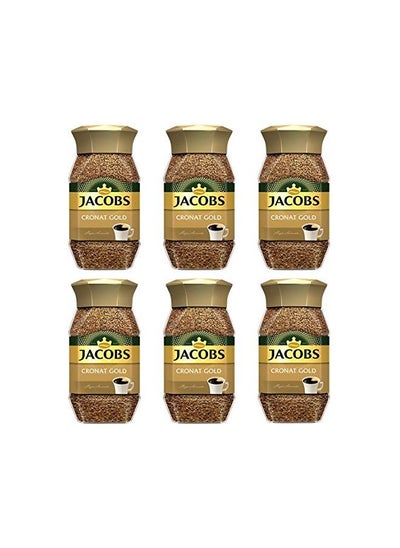 اشتري Jacobs Cronat Gold Instant Coffee 200 Gram / 7.05 Ounce (Pack Of 6) في الامارات