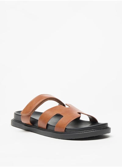 اشتري Solid Slip-On Flat Sandals في السعودية