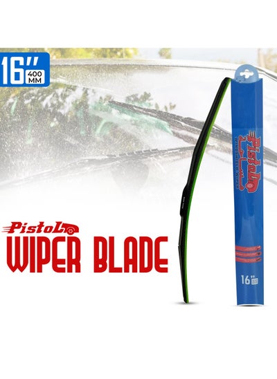 Buy Car Windshield Wiper 16", Corrosion Resistant Wiper Blade With Dual Steel Tension in Saudi Arabia