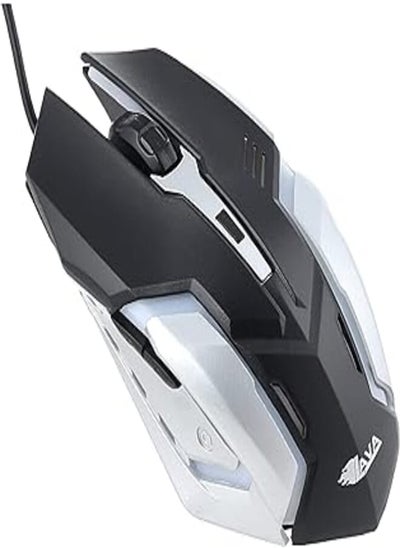 Buy Lava Metal 6 Wired Optical Mouse - Black Silver in Egypt