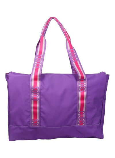 Buy Double Face Tote Bag Multicolor Large Purple Plain & Tie Dye in Egypt