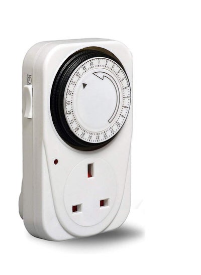 Buy 24 Hour Segment Timer Switch - Energy Saver Plug Standard in UAE