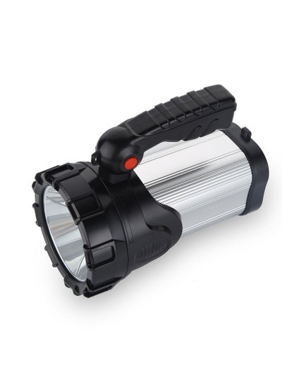 اشتري Glare Portable Mountaineering Patrol Rechargeable Searchlight Black في السعودية