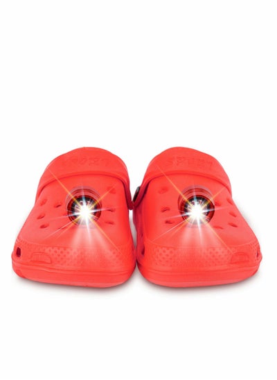 Buy 2 Pcs Croc Charm Light for Waterproof Shoes Lights Charms Dog Walking, Handy Camping, Lasting 72 hours glow in UAE