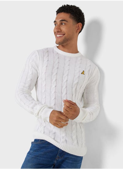 Buy Cable Knit Sweater in Saudi Arabia