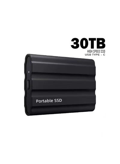 اشتري Mini Slim High Speed 30TB Portable External SSD USB 3.1 Type C في السعودية