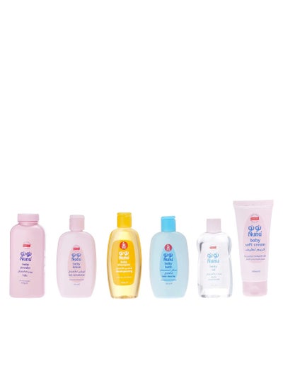 Buy Baby Care Products Gift Set ,100ml , 6 Pieces in Saudi Arabia