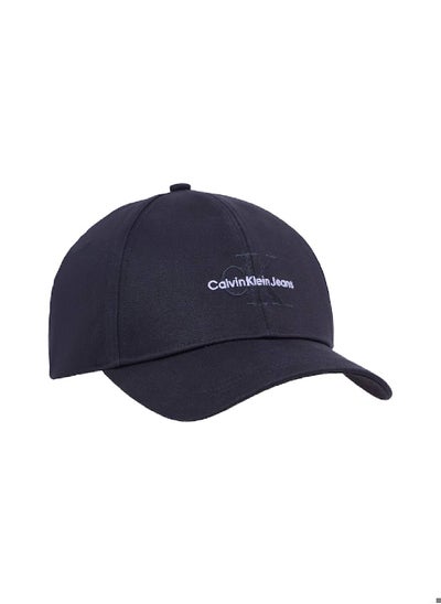 Buy Women's Mono Logo Embroidered Cap - Cotton, Black in Saudi Arabia