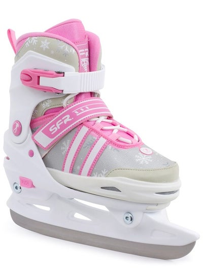 اشتري SFR Nova Adjustable Ice Skates - White/Pink EU29-32 في السعودية