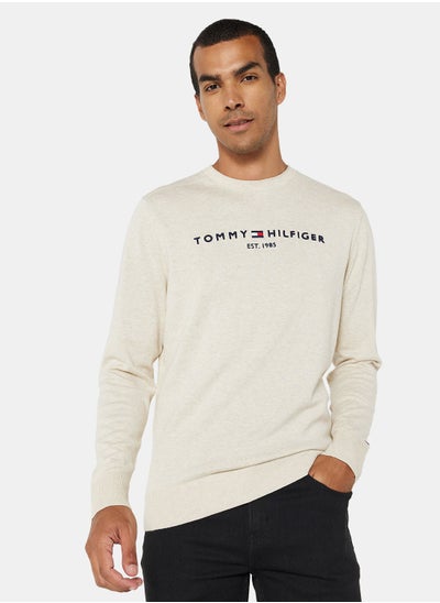 Buy Logo Crew Neck Sweatshirt in Saudi Arabia