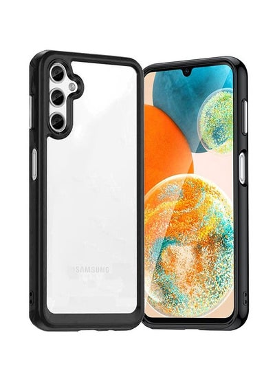 Buy Samsung Galaxy A14 5G Case, Transparent Acrylic Back Panel + Soft TPU Soft Edge, Fashion Shock-Absorption Anti-Drop Protective Case Cove for Galaxy A14 5G in UAE