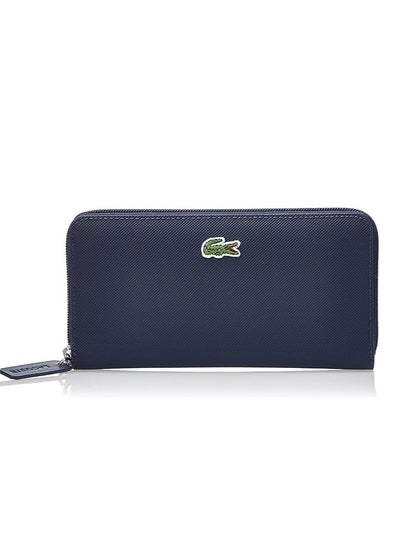 Buy Women's L12.12 Concept Small Bead Cloth Fashion Versatile 12 Card Zipper Wallet Dark Blue in Saudi Arabia