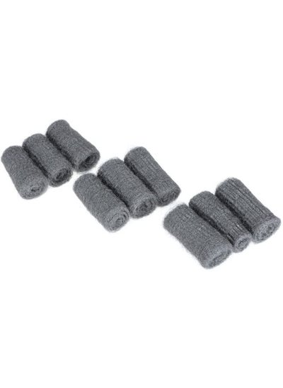 Buy Steel Wool Rolls Pack of 4 pcs 9 in each pack in UAE