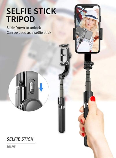اشتري L08 Selfie Tripod Stick Stand For iPhone And Smart Android Mobile في الامارات