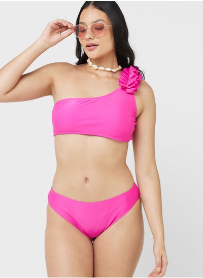 Buy Corsage Detail Bikini Set in Saudi Arabia