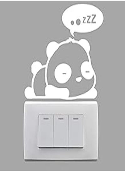 Buy Wall Sticker - Light Switch - Sleeping Panda in Egypt