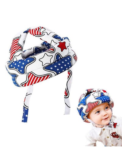 اشتري Baby Safety Helmet Head Protector, Baby Infant Toddler Helmet Head Cushion Protection Hat for Baby Walking Running Crawling Age 6-36 Months في السعودية