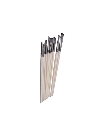 Buy Yalong BJ-5 Set Of 10 Pieces Of Artist Paint Brush With Durable Material, Suitable For School And Home in Egypt