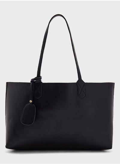 Buy Reversible Bicolour Tote With A Pouch in UAE