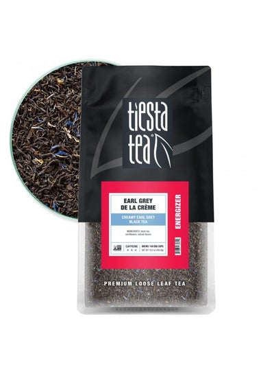 اشتري Tiesta Tea - Earl Grey De La Crème, Creamy Earl Grey Black Tea, Loose Leaf, Up To 200 Cups, Make Hot Or Iced, Caffeinated, 16 Ounce Resealable Bulk Pouch في الامارات