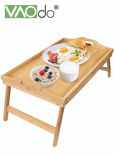 Buy Bed Tray table with folding legs Portable Laptop Tray Snack Tray Breakfast Tray Bed Table Drawing Table in Saudi Arabia