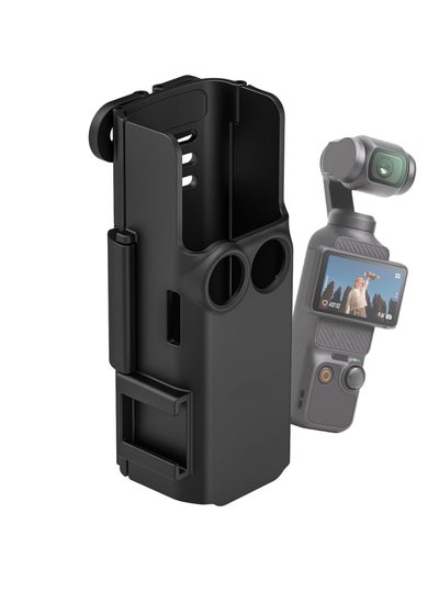 اشتري محول تمديد كاميرا SYOSI لـ DJI Osmo Pocket 3 ملحقات إطار المقبض وميكروفون خفيف للأحذية الباردة، ربط الخيط بحامل ثلاثي القوائم وحزام الرأس ومشبك الدراجة وقضيب تمديد في الامارات