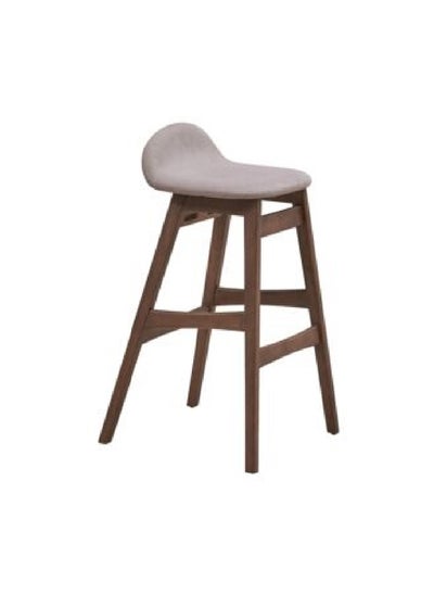 Buy High-Quality And Durable Bar Stool Grey And Brown 18 X 54.5 X 81.5 Cm Harper_Bs in Saudi Arabia