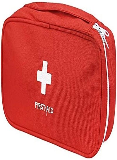 اشتري Goolsky First Aid Kit Bag Empty for Home Outdoor Travel Camping Hiking, Mini Empty Medical Storage Bag Portable Pouch (Red) في الامارات