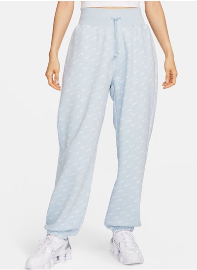 Buy Nsw Phoenix Fleece Oversized All Over Printed Sweatpant in UAE