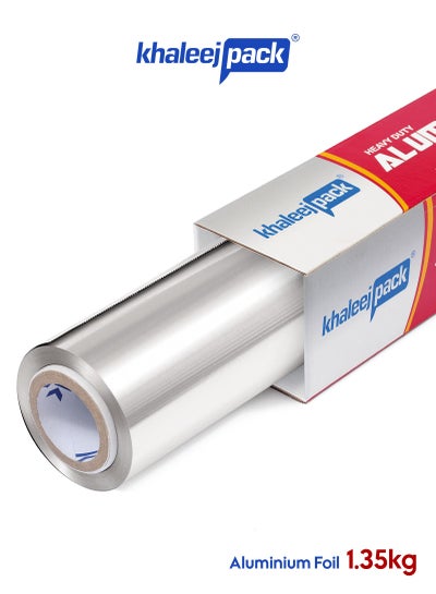 Buy KHALEEJ PACK – Aluminum Foil 30cm – 1.35kg For Food Wrap & Storage in UAE