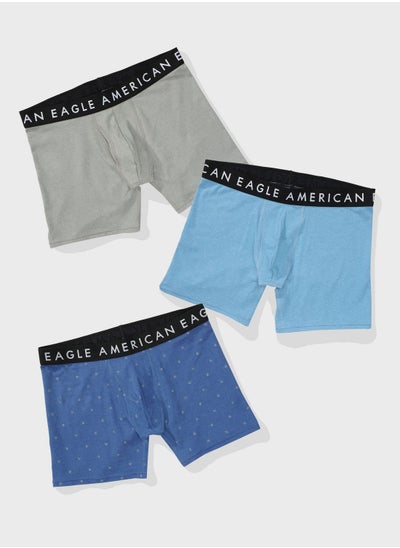 Buy 3 Pack Logo Band Trunks in UAE