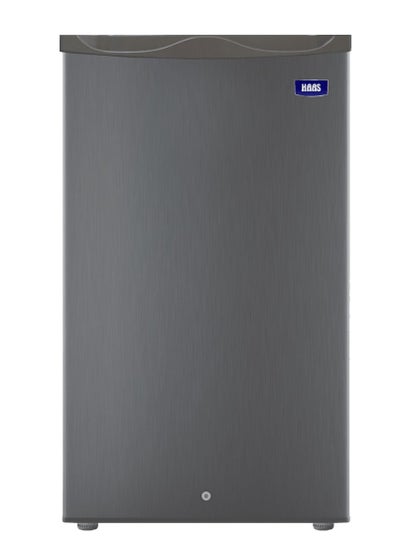 Buy Haas refrigerator, one door, 3.2 feet91 LITER , silver in Saudi Arabia