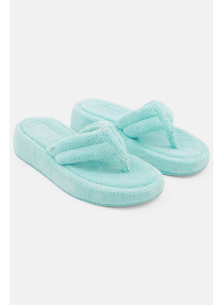 Buy Women Laina Open Toe Slip On Slipper, Mint Green in UAE